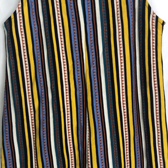 ZARA Woman’s Stripes Vertical Line Multicolored Romper Size S - Picture 4 of 10
